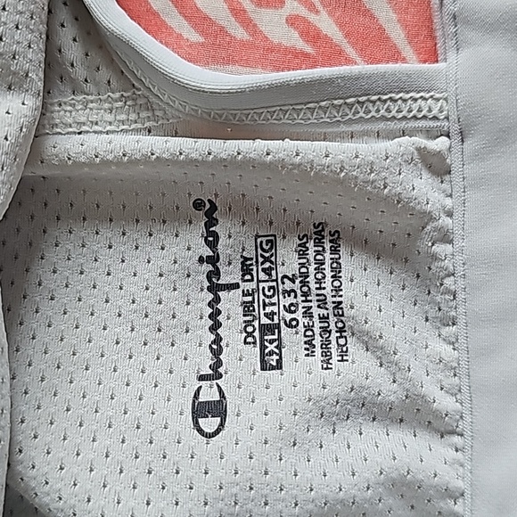 Champion White Sports Bra Plus Size 4x - Picture 4 of 5